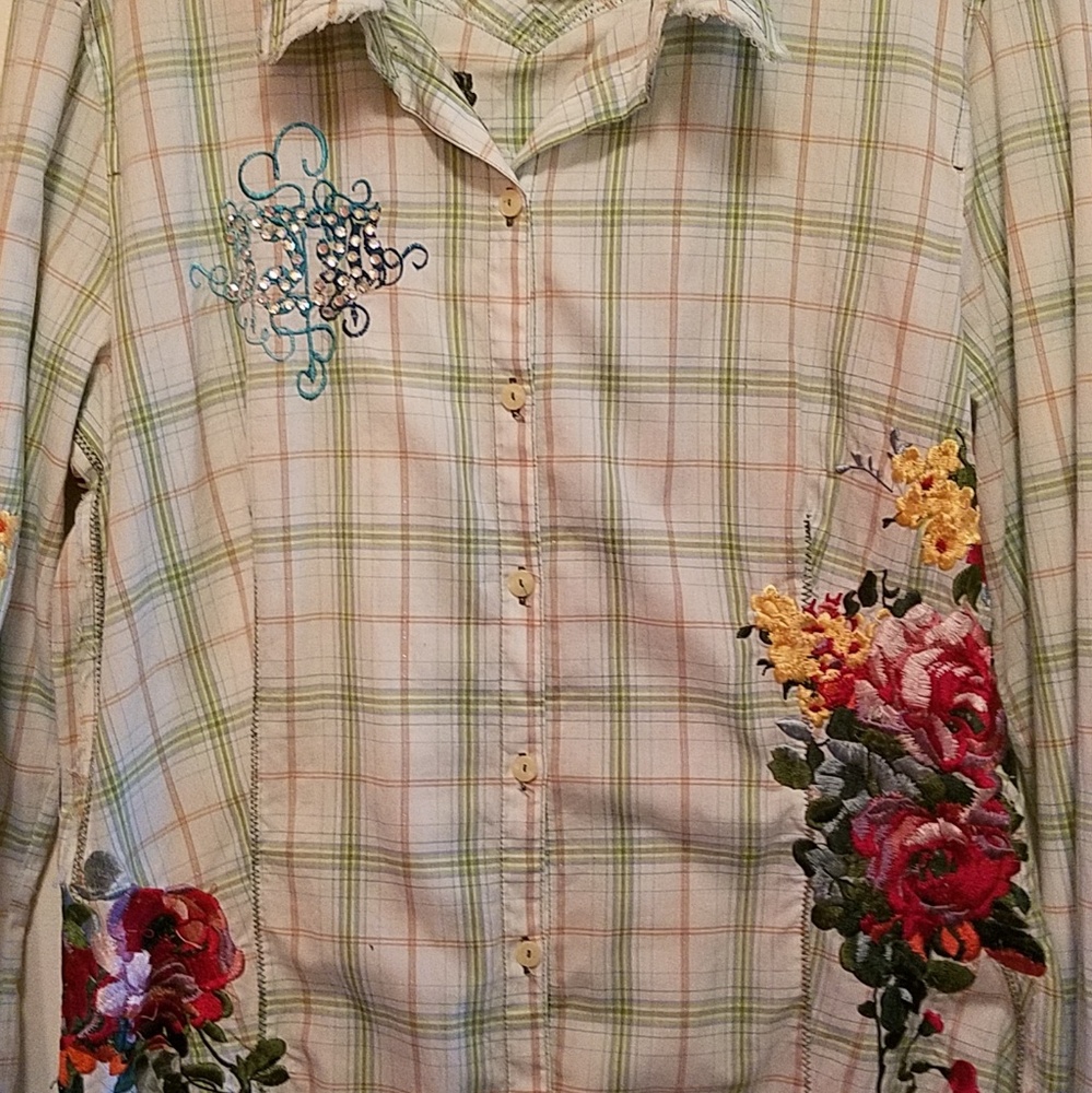 Johnny Was 3J Workshop "Fairies" Shirt